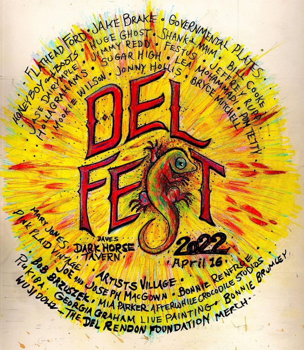 The spirit of Del Rendon lives on through the DelFest. The Del Rendon Foundation, founded by family and friends of Rendon, sponsors the event to support local and regional artists