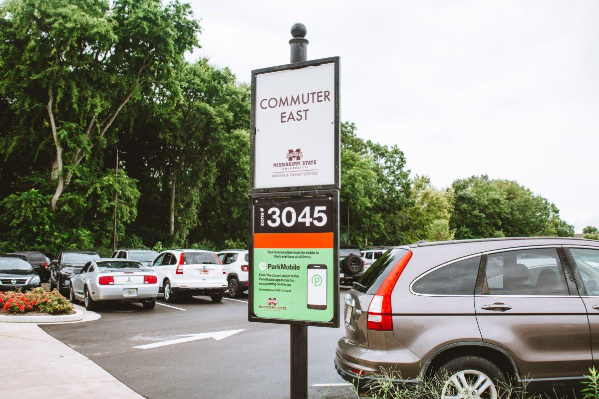 During the beginning of the semester, the Commuter East parking lot became congested with traffic as students look for parking. 