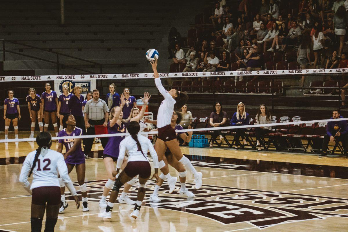 MSU volleyball middle blocker Sania Petties and setter Gabby Coulter earned SEC volleyball player of the week awards this week.