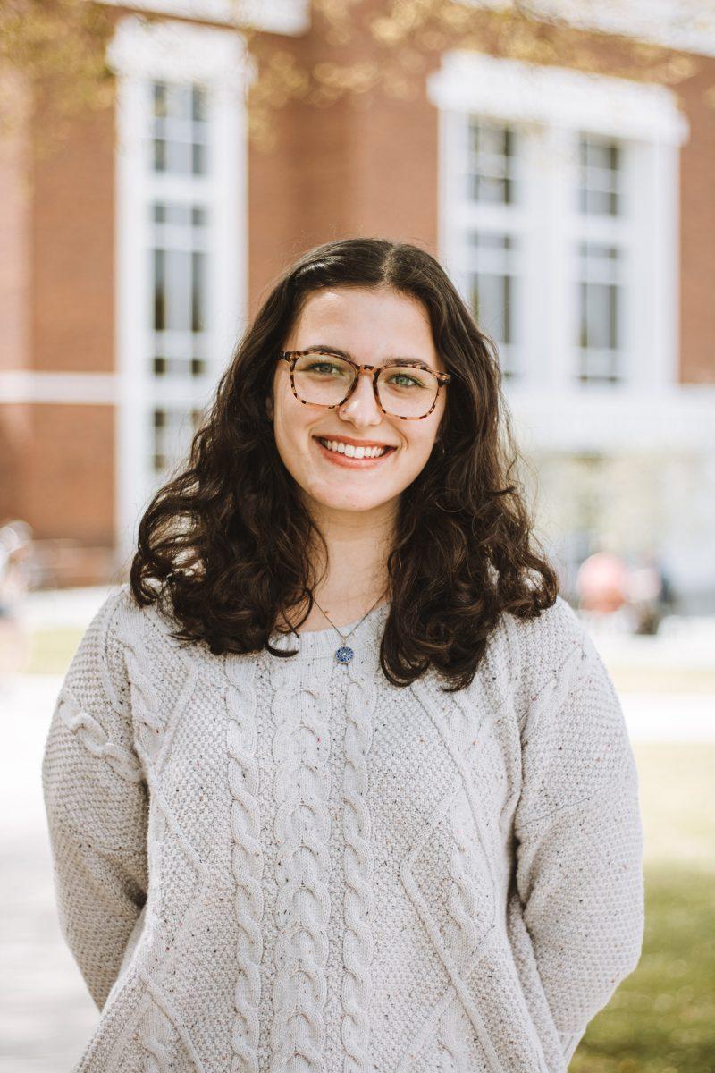 Sarah Rendon, a senior communication major, is involved in many campus organizations.