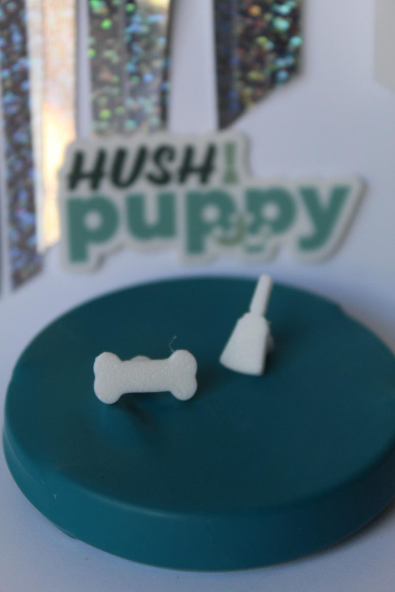 Hush! Puppy can be customized with 3D-printed add ons.