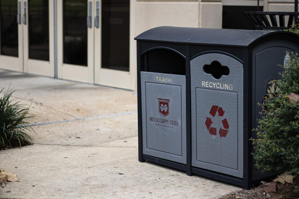 Campus recycling bins are often contaminated with trash, making it difficult to recycle