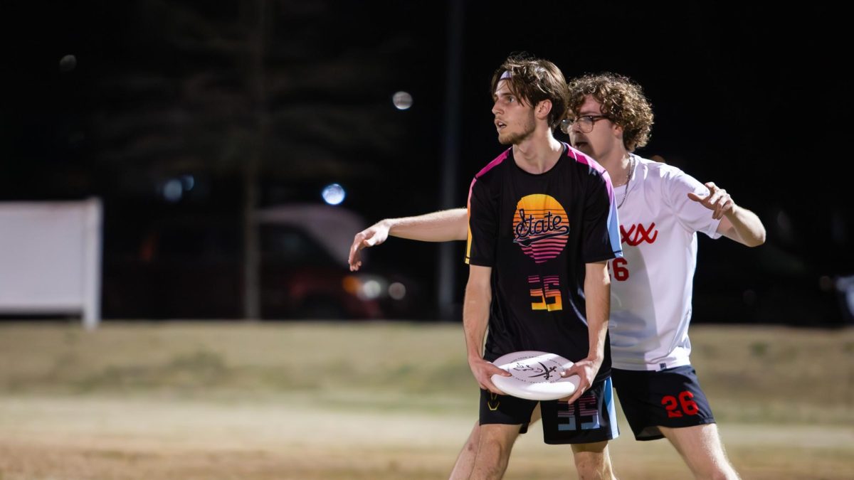 Darkhorse ultimate frisbee's Noah Probst plays during a game last spring. 