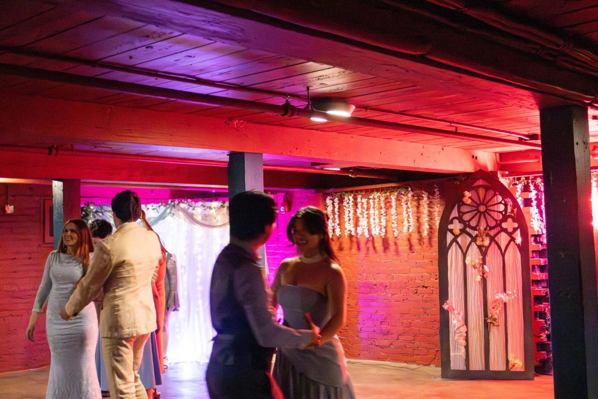 People dance at the Beaux Arts Ball.
