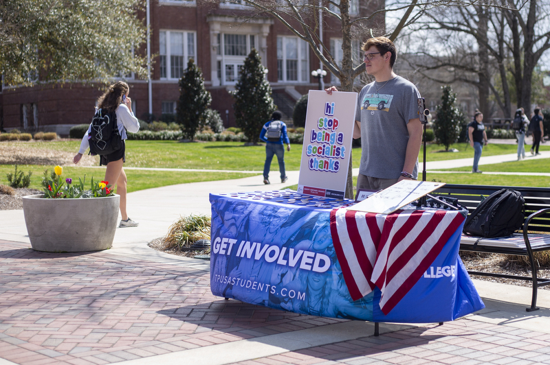 Turning Point USA is an organization on campus that has been affected by the appropriations freeze.