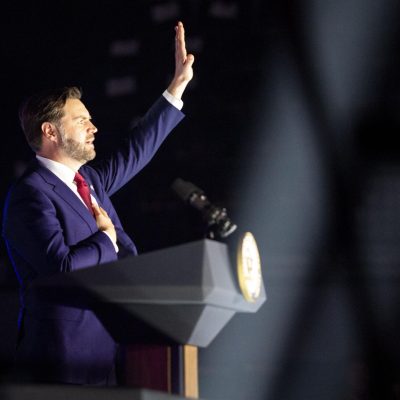 8:09 p.m. - Vice President JD Vance thanks the crowd at the close of the event.